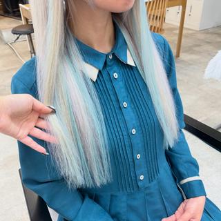 ロング カラー 渋谷🤍ハイトーン 🤍ボブ🤍FUMUのヘアスタイル