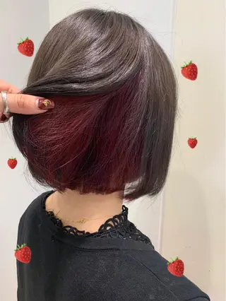 ミディアム カラー 新宿駅近♡個室 ♡関口三都季🌜のヘアスタイル