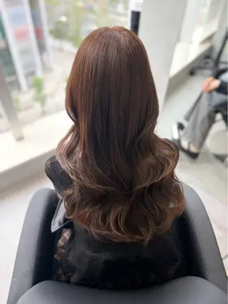 セミロング THE ECT 🌸濱吉優希🌸のヘアスタイル