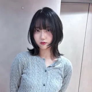 ミディアム 髪質改善/縮毛矯正/ 韓国レイヤー/矢野のヘアスタイル