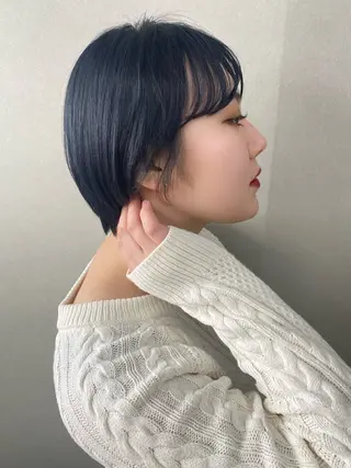ショート カラー 博多🍒ボブ🌼 ショート🌻大津成美のヘアスタイル