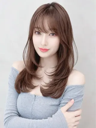 ミディアム 久米 春輝のヘアスタイル