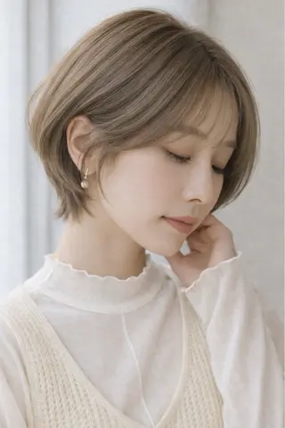 ショート カラー 田村和範/似合わせ カラー/髪質改善のヘアスタイル