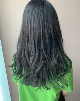 ロング カラー hubhair レイヤー/透明感のヘアスタイル
