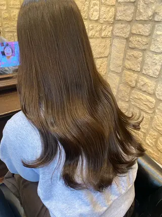 ロング カラー ブリーチカラー⸜♡⸝ クルミ🐍のヘアスタイル