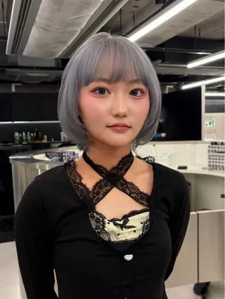 ショート カラー カラー/エクステ 🤍ルナのヘアスタイル