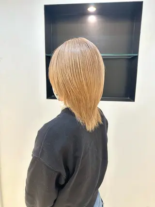 ショート カラー 【縮毛矯正/髪質改善 /ケアカラー】十場のヘアスタイル