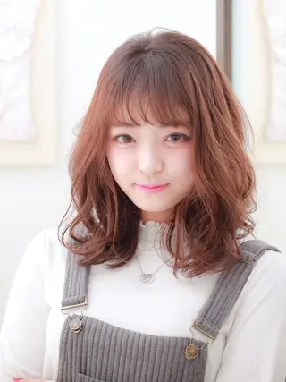 ミディアム 永野 良一のヘアスタイル