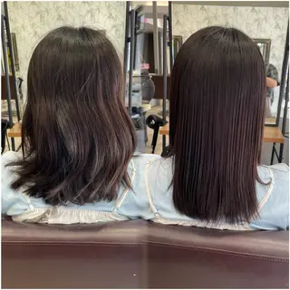 ミディアム 髪質改善縮毛矯正 ◽️河野泰貴のヘアスタイル