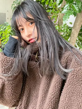 ロング nessヤマサキ リュウタのヘアスタイル