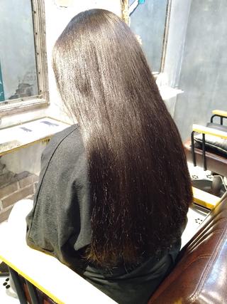 ロング 田中 綾乃のヘアスタイル
