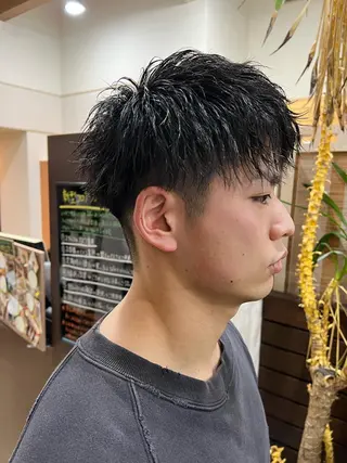 ショート パーマ 仕上がり満足度 No.1池田篤史のヘアスタイル