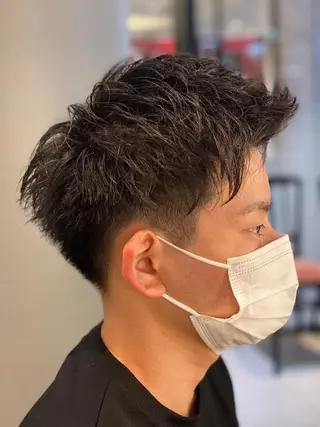 メンズ unopulir 景山 凌のヘアスタイル