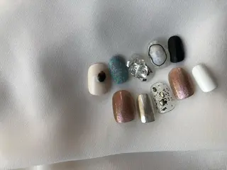 ネイル パラあり！フィルイン 美フォルムのネイルデザイン