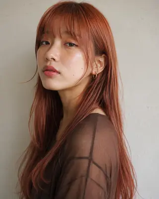 ロング カラーモデル募集☆ 山村梨香のヘアスタイル