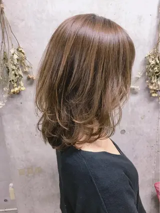 セミロング ヘアアレンジ Satsuki ✂︎♡のヘアスタイル
