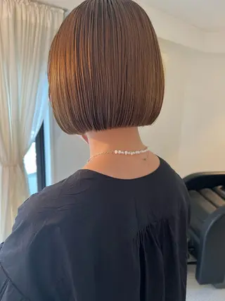 カラー ブリーチカラー🎀 韓国風/寺門美優のヘアスタイル