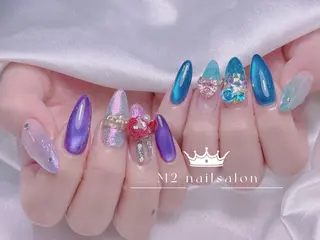 ネイル 長さだし専門店 M2 rikaのネイルデザイン