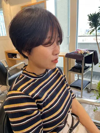 ショート カラー 表参道【髪質改善】 宮嶋勇太のヘアスタイル
