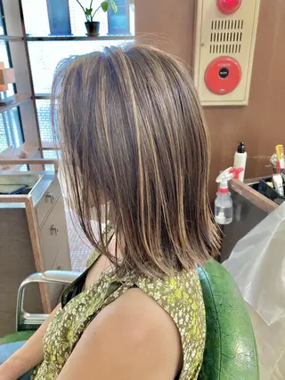 カラー 中尾 柊斗のヘアスタイル