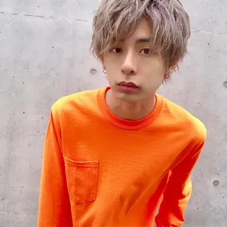 ミディアム カラー パーマ ヘアアレンジ メンズ キッズ メンズ特化美容師 aiの眉毛・アイブロウイメージ