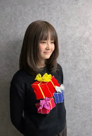 ミディアム 中山 柊佑のヘアスタイル