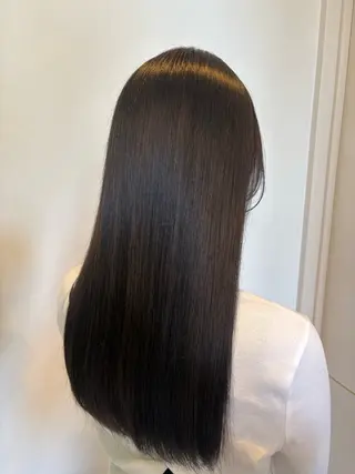 ロング 田中 希のヘアスタイル