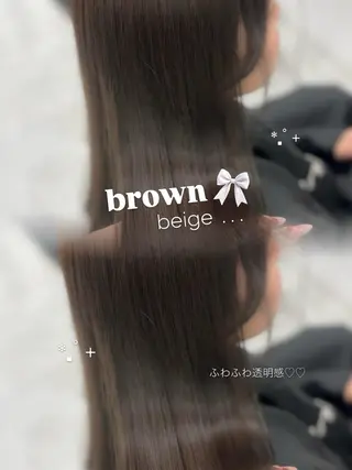 ロング カラー 上品モテヘア🩶 karen🩶のヘアスタイル