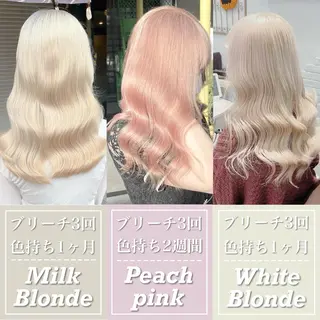 ロング カラー ハイトーン特化💍 NØRN💍韓国のヘアスタイル