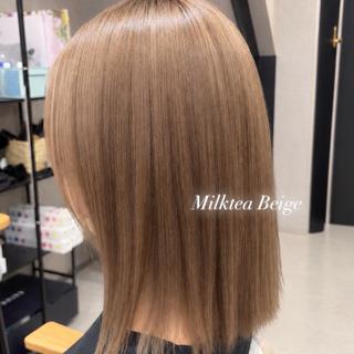 ミディアム カラー HAILEY/ 富田実桜のヘアスタイル