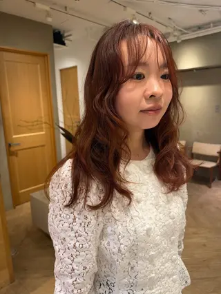 ロング 透明感カラー ラベンダー🤍エリコのヘアスタイル