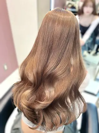 ロング ナナ♡レイヤーカット ♡似合わせカラーのヘアスタイル
