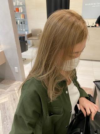 セミロング TRENTE MILLEのヘアスタイル