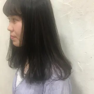 ミディアム カラー せこぐち まいのヘアスタイル