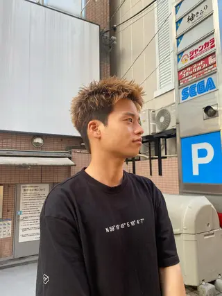 ショート カラー メンズ 【メンズ特化】 茅野　洋介のヘアスタイル