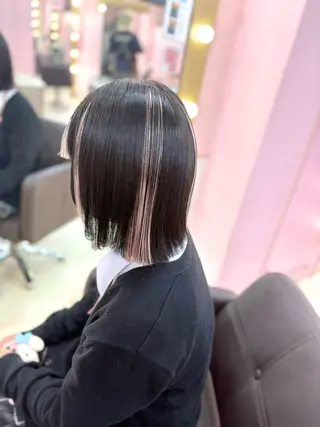 ミディアム カラー 甘ふわgirly🎀 ハイトーン🤍Ramのヘアスタイル