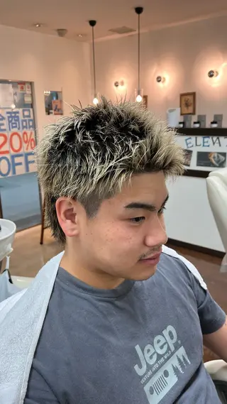 ショート メンズ 中野 あおいのヘアスタイル