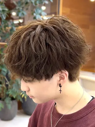 カラー メンズ 千葉 ホシトのヘアスタイル