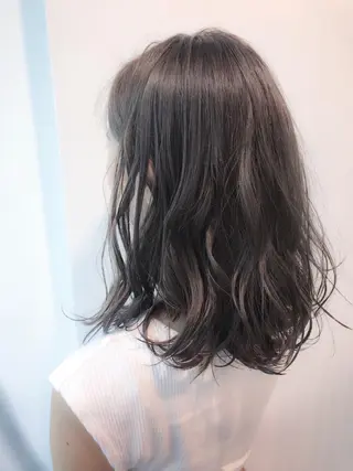 ミディアム 透明感カラー/ レイヤー　YUKAのヘアスタイル