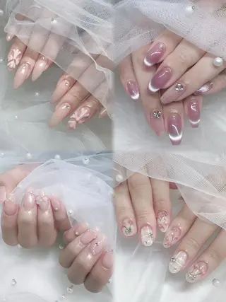 ネイル NON🎀韓国 ちゅるんワンホン🎀のネイルデザイン