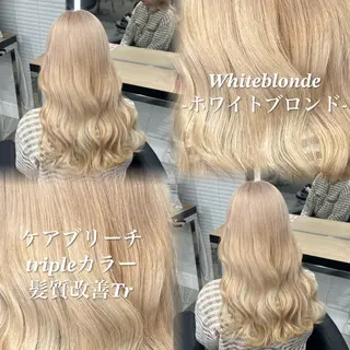 ロング カラー NAMI🤎ブラウン &ミルクティー🤍のヘアスタイル