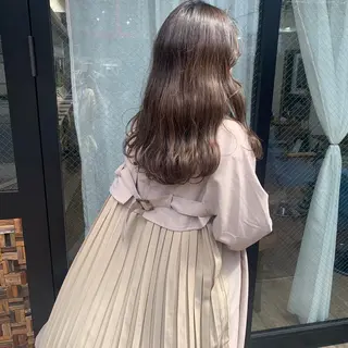 ロング カラー 酸性縮毛矯正 梅田茶屋町 Juriのヘアスタイル