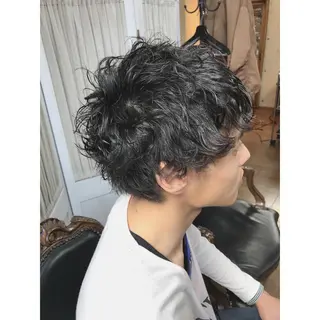 ショート パーマ マエダ カズエ🫶 coronahairのヘアスタイル