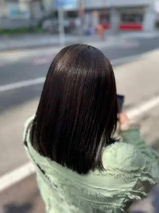 カラー 柏田 かりんのヘアスタイル