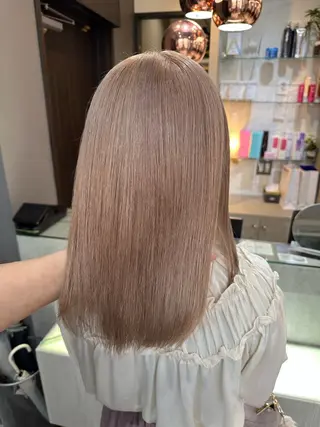 ミディアム カラー AYAKASA 暖色カラー/レイヤーのヘアスタイル