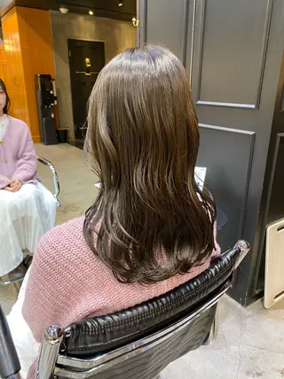 カラー 透明感カラー🌿 グレージュ🐺陽介のヘアスタイル