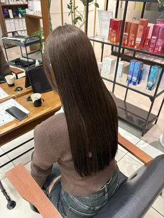 ロング インナーカラー/ ブリーチ/ことねのヘアスタイル