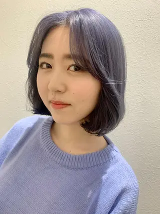 ショート カラー hubhair レイヤー/透明感のヘアスタイル