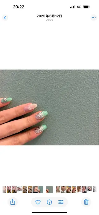 ネイル Mai :矢場町 ニュアンス🌿アートのネイルデザイン