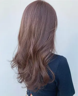 ロング カラー ハブヘアー ハブヘアーのヘアスタイル